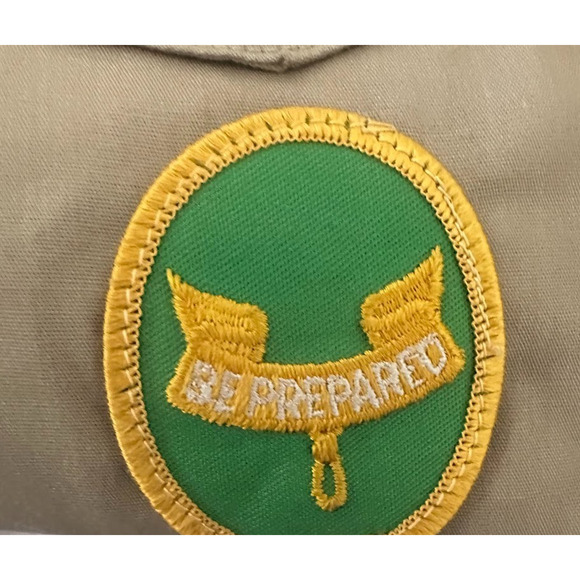 Boys Scouts of America Vintage Khaki Shirt Patches Mens Small Patches New York - Picture 8 of 13